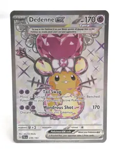 Pokemon Dedenne EX TCG Scarlet & Violet Paldea Evolved Holo Card 239/193 - Image 4
