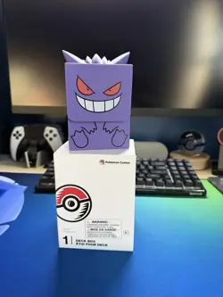 Pokemon Center TCG Deck Buddies: Gengar Deck Box - Silicone - New! - Image 1