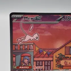 Pokemon Mew ex 053 Scarlet Violet 151 Black Star Promo - Image 2
