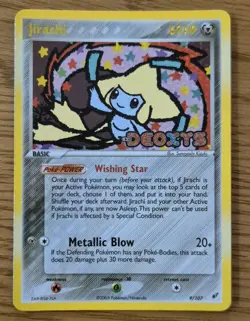Pokemon Cards Jirachu Ex Deoxys /107 Reverse Holo Rare - Image 1