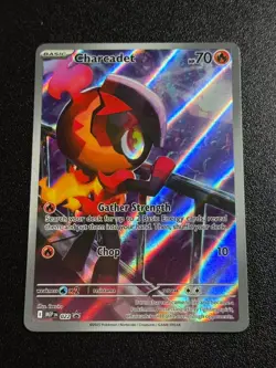 Pokemon TCG Phantasmal Flames - Charcadet 022 ETB Black Star Promo NM+ - Image 1