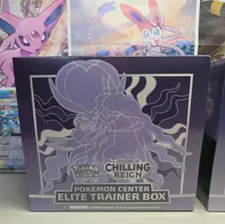 Pokemon Center Chilling Reign ETB Set With Error Apology Blisters. New Sealed. - Image 2