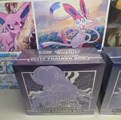 Pokemon Center Chilling Reign ETB Set With Error Apology Blisters. New Sealed. - Image 5
