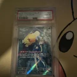 PSA 10 Misty's Psyduck Art Rare AR 071/063 Heat Wave Arena SV9a Pokemon Card - Image 1