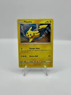 Pikachu SM81 Sun & Moon Black Star Promo Holo Pokemon Card - Image 1