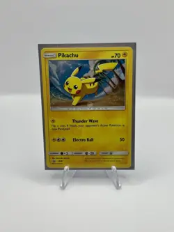 Pikachu SM81 Sun & Moon Black Star Promo Holo Pokemon Card - Image 3