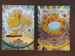 Topps Pokemon Cards: Series 2 - #97 Hypno & #100 Voltorb NM/LP Silver Foils - Image 1