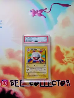 UK SELLER! Pokemon TCG Jungle 1st Edition Electrode 18/64 PSA 9 MINT wotc - Image 1