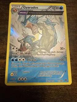 Gyarados 21/98 XY - Ancient Origins Holo Pokemon Trading Card Full Art - NM - Image 2