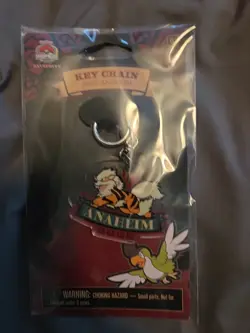 Pokemon World Championship 2025 Arcanine Acrylic Keychain - Image 1