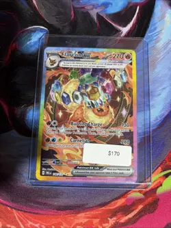 Pokemon TCG Flareon EX Prismatic Evolutions 146/131 Sir Illustration Rare Card - Image 1