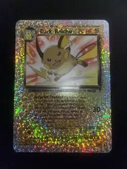 DARK RAICHU 2002 DAMAGED POKEMON LEGENDARY COLL #S3 BOX TOPPER OVERSIZED 3207 - Image 4