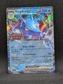 Pokemon TCG Card Shrouded Fable Kingdra EX 012/064 - STAMPED PROMO - Image 1
