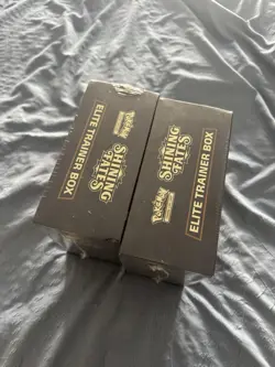 Pokemon TCG Shining Fates (LOT OF 2) Elite Trainer Box ETB FACTORY- SEALED - NEW 97712552774 - Image 3