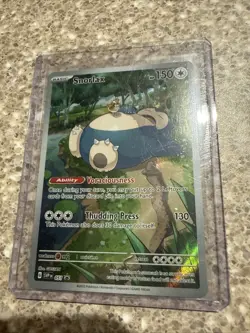 Snorlax Holo SVP 051 Scarlet Violet 151 Promo Pokemon Card 2023 NM - Image 1