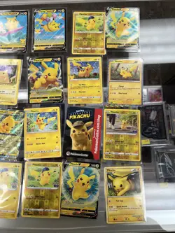 Pikachu Pokemon Card Lot (44) MIx of holos V's Base & More! Pikachu Lot - Image 2