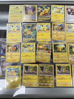 Pikachu Pokemon Card Lot (44) MIx of holos V's Base & More! Pikachu Lot - Image 5