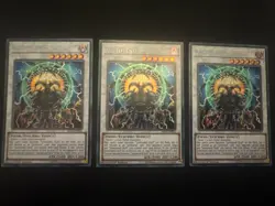 3x FIGA-EN032 ARCHFIEND'S CALL SECRET RARE 1ST EDITION YuGiOh CARD - Image 1