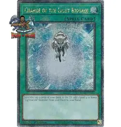 Yugioh! 1x Charge of the Light Brigade RA02-EN055 Quarter Century Secret Rare NM - Image 1