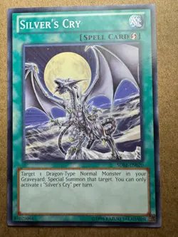 Silver's Cry SDBE-EN020 Saga of Blue-Eyes White Dragon Unlimited Yugioh - Image 1