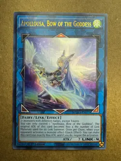 Yu-Gi-Oh! TCG Apollousa, Bow of the Goddess MAMA-EN075 1st Ed Yugioh - Image 1
