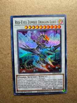 Red-Eyes Zombie Dragon Lord DIFO-EN039 Dimension Force 1st Edition Yugioh - Image 1