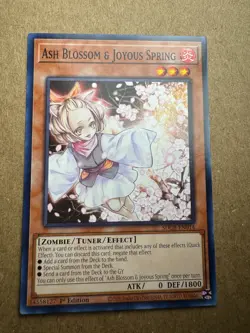 Ash Blossom & Joyous Spring SDCB-EN014 1st Edition Yugioh - Image 1