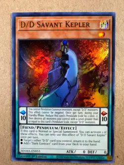 D/D Savant Kepler MAMA-EN053 Magnificent Mavens 1st Edition Yugioh NM - Image 1