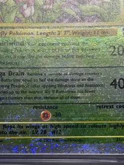 Pokemon TCG Butterfree Legendary Collection Reverse Holo Rare Card 21/110 LP/NM - Image 4