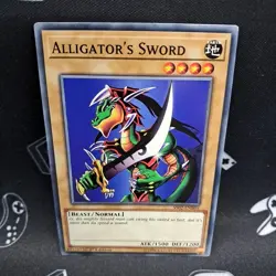Alligator's Sword SS02-ENB05 1st Edition LP+ Lightly Played Yu-Gi-Oh! Card - Image 1