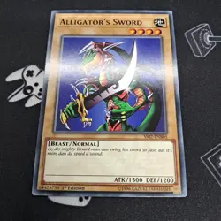 Alligator's Sword SS02-ENB05 1st Edition LP+ Lightly Played Yu-Gi-Oh! Card - Image 4