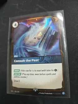 Riftbound Consult The Past Nexus Night Promo Card 083/298 - Image 1
