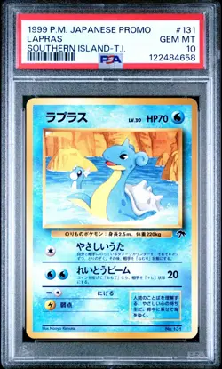 Pokemon Card Lapras No. 131 Southern Island Promo PSA 10 GEM MINT - Image 1
