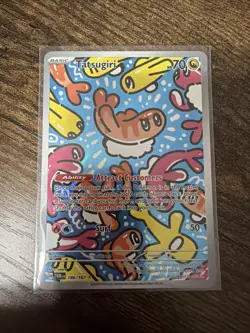 Tatsugiri 186/167 Illustration Rare Twilight Masquerade Pokemon Card NM - Image 1