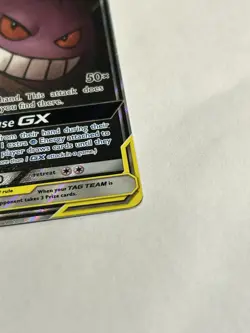 Pokemon TCG Gengar & Mimikyu GX Alternate Full Art Card 165/181 Sm-Team Up Holo - Image 4