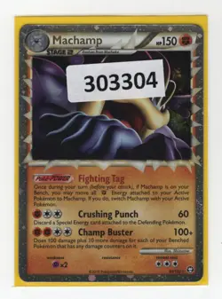 (303304) MACHAMP PRIME 95/102 Ultra Rare Holo HGSS Triumphant Pokemon Card - NEW - Image 1
