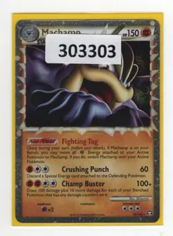 (303303) MACHAMP PRIME 95/102 Ultra Rare Holo HGSS Triumphant Pokemon Card - NEW - Image 1