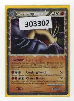 (303302) MACHAMP PRIME 95/102 Ultra Rare Holo HGSS Triumphant Pokemon Card - NEW - Image 1