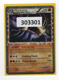 (303301) MACHAMP PRIME 95/102 Ultra Rare Holo HGSS Triumphant Pokemon Card - NEW - Image 1
