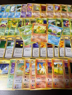 Pokemon card game old back large set - Image 3