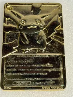 Burger King Pokemon Pikachu #25 Trading Card 1999 - Image 2