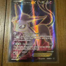 Espeon EX Full Art Holo Rare Pokemon TCG Card 117/122 Breakpoint XY - Image 2