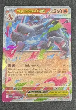 Mega Charizard EX 013/094 NM/M Phantasmal Flames Pokemon Card - Image 1