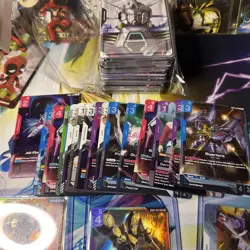 100+ Gundam TCG Cards Bulk Lot - Dual Impact [GD02] C / U / R / LR Foil + Gusion - Image 2