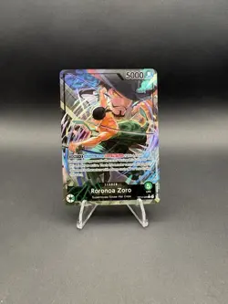 One Piece en Roronoa Zoro Parallel OP12-020 L Legacy of the Master Card English - Image 1