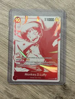 One Piece Card Game - Monkey.D.Luffy (3rd Anniversary Promo) ST10-006 SR - Image 1