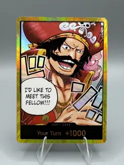 DON!! Card (Gol.D.Roger) (Gold) Carrying On His Will Foil - Image 1