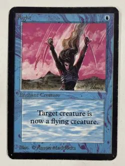 Flight Alpha MP Moderate Play MTG Magic The Gathering A - Image 1