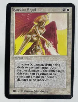 Guardian Angel Alpha MP Moderate Play MTG Magic The Gathering A - Image 1