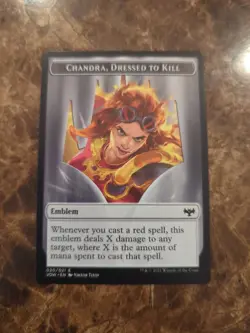 Chandra, Dressed to Kill Emblem (020) Innistrad: Crimson Vow VOW MTG Magic - Image 1
